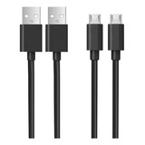 Paquete De 2 Cables Micro Usb Cable De Carga Compatible Con