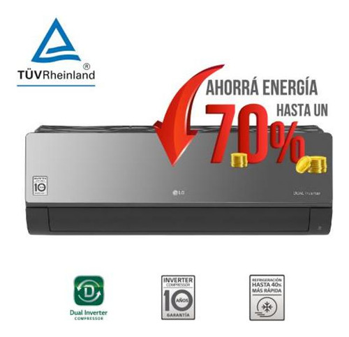 Aire Acondicionado LG S4-w18klrpa 5200w Calor Dual Inverter