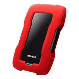 Disco Duro Adata Externo Hd330 2 Tb Usb 3.1 Rojo