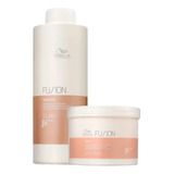  Kit Fusion Shampoo 1 Litro E Máscara 500ml Wella