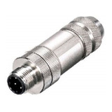 Conector M12 4 Pines Macho Codif. D Para Ethernet Balluff