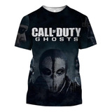 Camiseta De Manga Corta Con Estampado 3d Call Of Duty Tennis