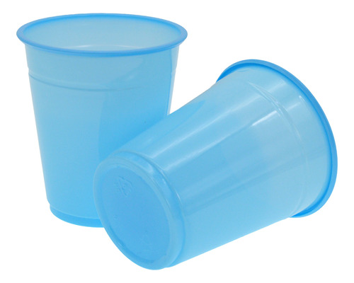 Vasos Plásticos Desechables Varios Colores 250ml 100 Unidad