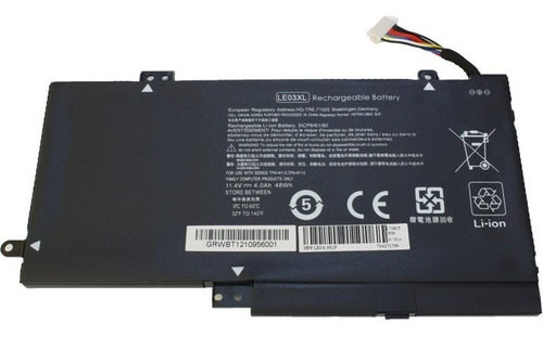 Bateria Compatible Con Hp Pavilion X360 15-bk002tx Calidad A