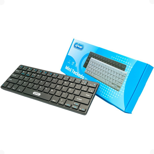 Mini Teclado Sem Fio Bluetooth Super Macio Knup