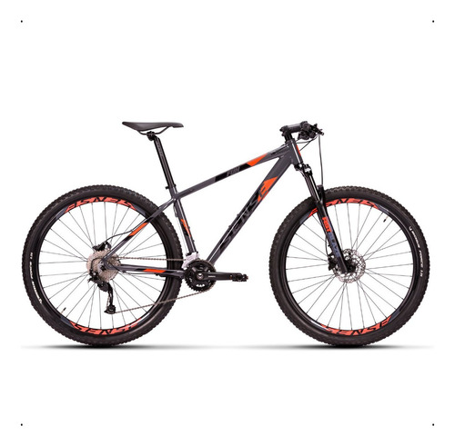 Bicicleta Mtb Sense Fun Evo 2023 Freio Hidráulico 2x9v Cor Cinza Grafite Vermelho Tamanho Do Quadro L