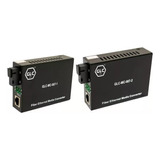 Par Media Converter Glc 10/100 Monomodo Sm 20km 1 Pelo Fuent