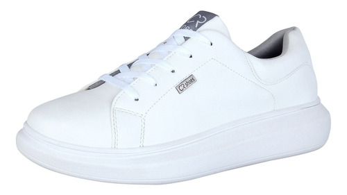 Tênis Branco Confortavel Sola Alta Crshoes Lançamento 4042