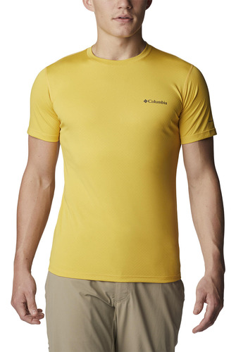 Polera Manga Corta Hombre Zero Rules Amarillo