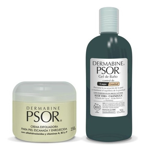 Psor Dermabine® Crema Para Psoriasis 250g + 1 Psor Shampoo X 250cc