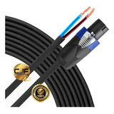 Cable Para Bafles Speakon A Pelado 10 Metros Profesional Cjf