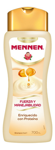 Shampoo Mennen Proteína 2 En 1 Fuerza Y Manejabilidad 700 Ml