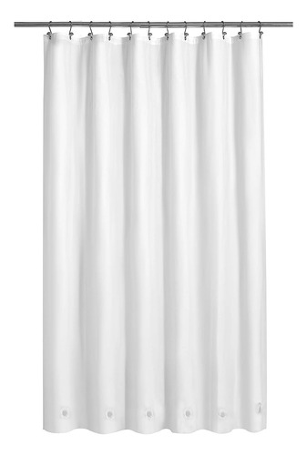 Barossa Design Long Shower Curtain Liner With 6 Magnets - Aa