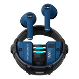 Fone De Ouvido Bluetooth Game Ka-892 Caixa Metal Cor Azul
