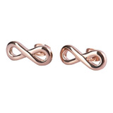 Aretes Mujer Infinito Acero Inoxidable, Regalo Mujer Luckyly