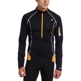 Pearl Izumi Men's Fly Evo Pullover, Black-safety Orange, Sma