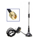 Antena Gsm C/base Magnetico 5db Sma Macho Cable 3mts