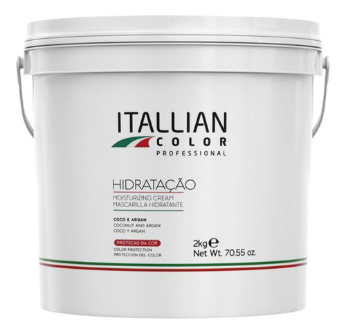 Máscara De Hidratação Para Cabelo Ressecado Itallian 2kg