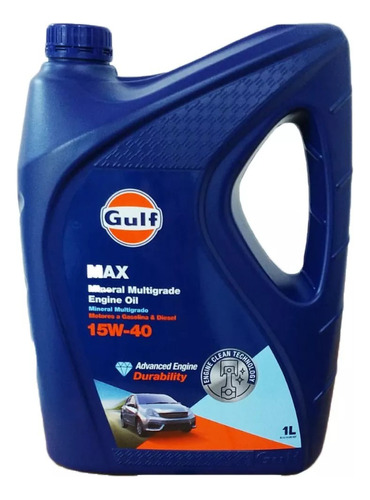 Aceite Gulf Superfleet Supreme 15w40 X 1 Litro Motores 4t