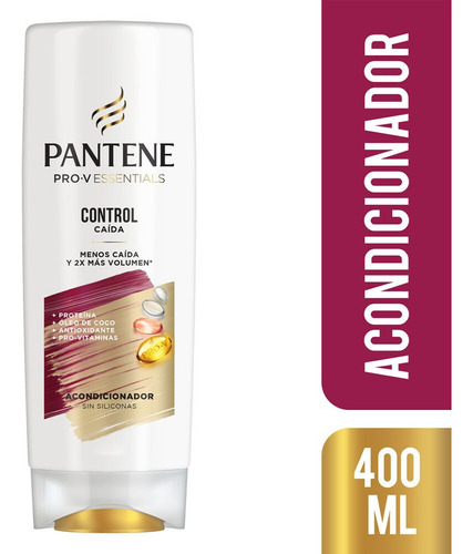 Acondicionador Pantene Pro-v Essentials Control Caída 400 Ml