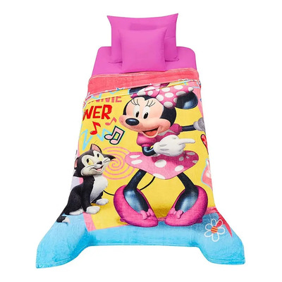 Cobertor Ligero Infantil Disney Individual Providencia Color Diseño De La Tela Minnie Power | MercadoLibre