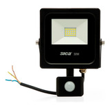 Reflector Proyector C/ Sensor Led 30w 2300lm Luz Fría Sica 
