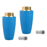 Gift 2pcs 1/4 Pulgadas De Presión Arandela Giratoria Turbo