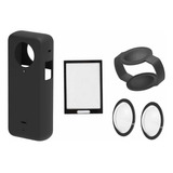 Kit Insta360 X3 Silicona+ Protectores Lentes+ Vidrio Pantall