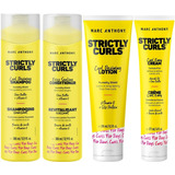 Marc Anthony Strictly Curls Shampoo, Acondic, Crema Y Lotion