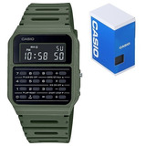 Reloj Casio Retro Ca53 Verde Calculadora Crono Alarma