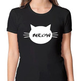 Playera Gato Meow