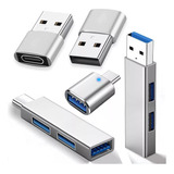 5 Piezas Adaptador Otg Usb Tipo C A Usb 3.0 Adaptador Usb