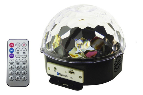 Led Magic Ball Bluetooth, Usb, Control Pendrive Y Parlantes
