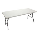 Mesa Dobravel Portatil Grande Vira Maleta 6 Pessoas 180cm