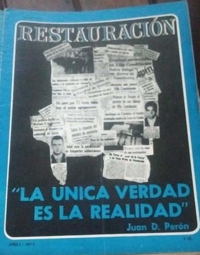 Lote Revista Restauración Derecha Nacionalismo Católico 1975