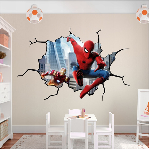 Vinilo Infantil Decorativo | Efecto 3d | Pared Rota 