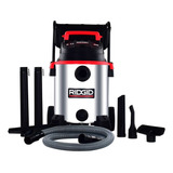 Aspiradora Ridgid Seco/mojado 1610rvm0 De 16 Galones Color Plateado/negro/rojo