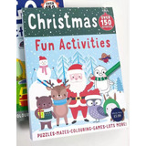 Libro Actividades Navidad + De 150 Juegos Colorear Miltienda