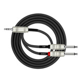 Cable De Audio Estereo De 3,5 Mm A Doble De 1/4  Mono | 1...