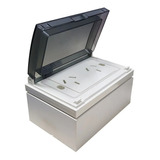 Caja Ext Impermeable Tapa Ip65  Cambre Con Toma Doble