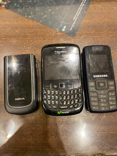 Lote Celulares Viejos Blackberry Samsung Y Nokia