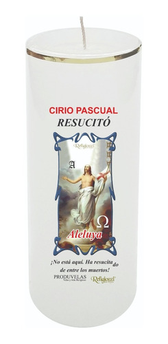 Velon Cirio Pascual #p5 34cm 6 Unidades Religiozzi