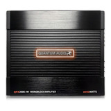 Amplificador Quantum Audio Qpx2000.1m 2000w 1 Ch Clase Ab