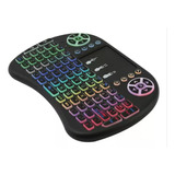 Mini Teclado Sem Fio Receptor Usb 2.4ghz Com Touchpad