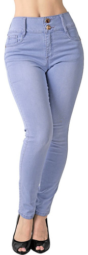 Jeans Mujer Moda Skinny Azul Fergino 52904802
