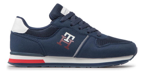 Tenis Tommy Hilfiger Low Cut Lace Up 800/blue