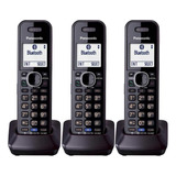 Teléfonos Inalámbricos Panasonic Kx-tga950b (3-pack) Negro