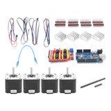 Componentes Electrónicos Para Motor Paso A Paso R3 Kit 4401