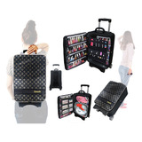 Bolsa Mochila Mochilete Para Esmaltes Manicure Rsm Black