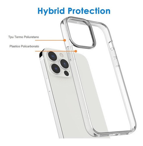 Capa Hprime Para iPhone 15 Pro (6.1) Hybrid Lightcase